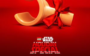 Poster of an English animated film `The Lego Star Wars Holiday Special` by Ken Cunningham